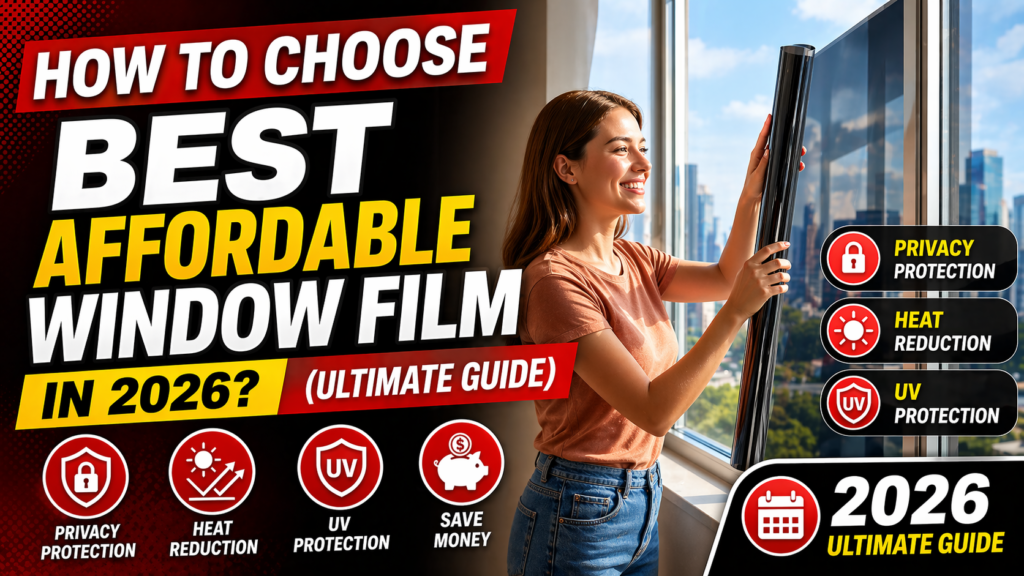 How to Choose Best Affordable Window Film in 2026? (Ultimate Guide)