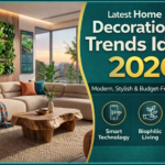 Latest Home Decoration Trends Ideas 2026( Modern, Stylish & Budget-Friendly Trends)