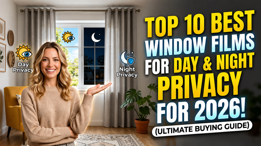 TOP 10 Best Window Films for Day And Night Privacy for 2026 (Ultimate Buying Guide)