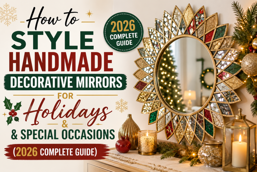 How to Style Handmade Decorative Mirrors for Holidays & Special Occasions (2026 Complete Guide)