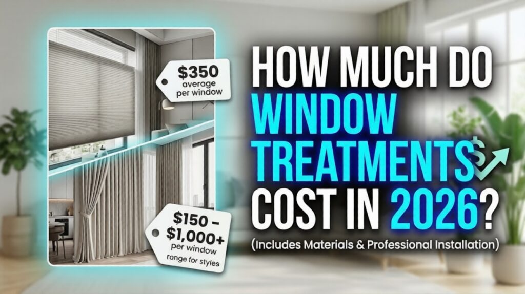 How Much Money Should You Expect to Spend on New Area Window Treatments in 2026?