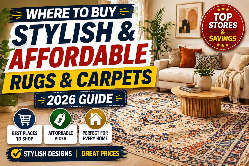 Where to Buy Stylish and Affordable Rugs & Carpets for Your Home (2026 Guide)