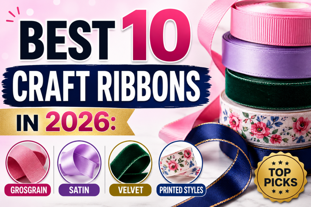 Best 10 Craft Ribbons in 2026: Grosgrain, Satin, Velvet & Printed Styles