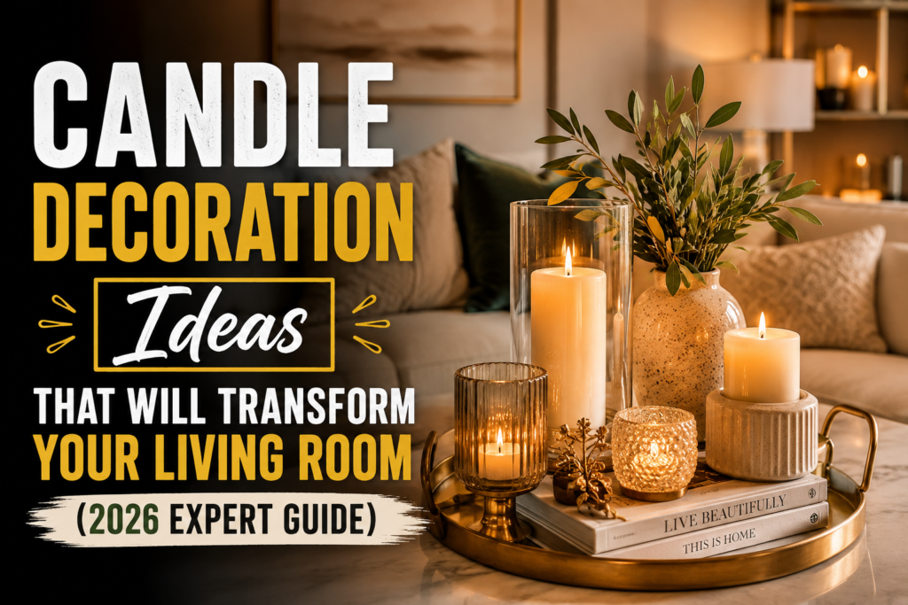 Candle Decoration Ideas That Will Transform Your Living Room (2026 Expert Guide)