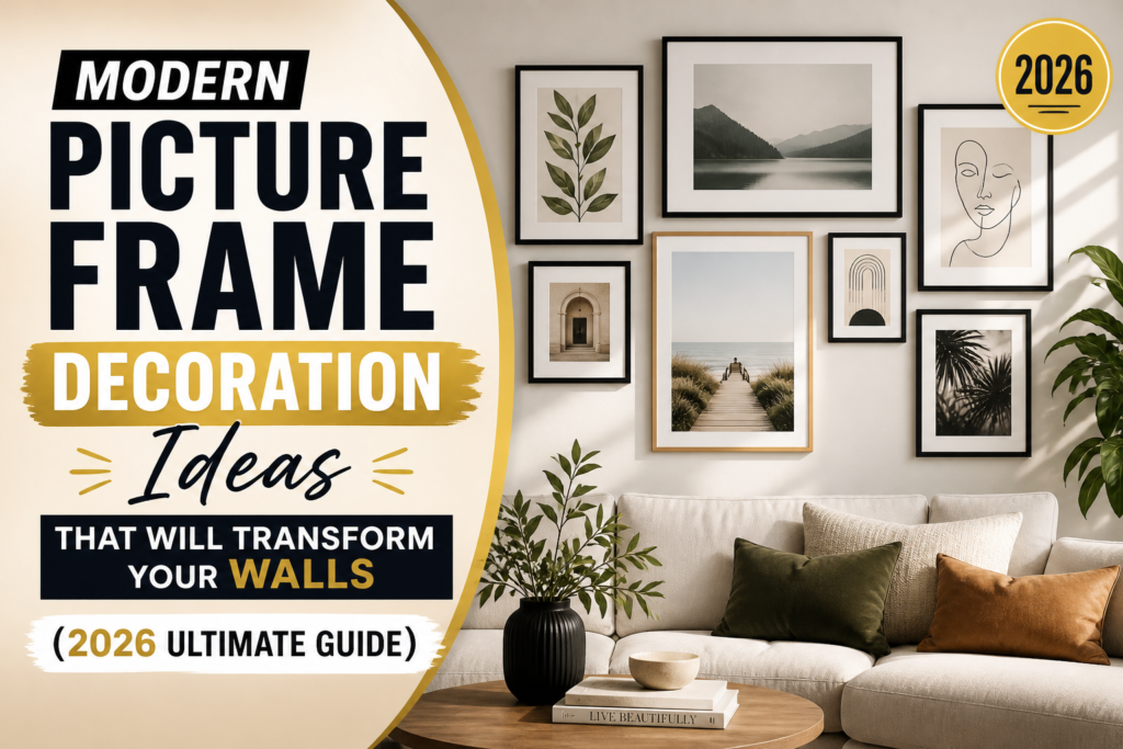 Modern Picture Frame Decoration Ideas That Will Transform Your Walls (2026 Ultimate Guide)