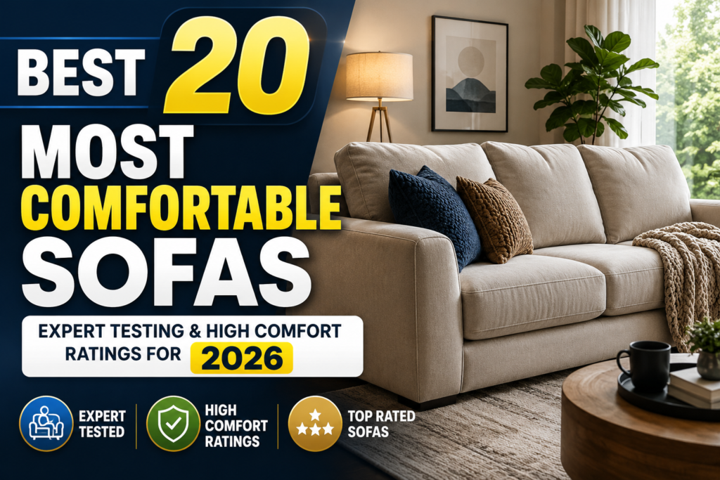 Best 20 Most Comfortable Sofas (Expert Testing & High Comfort Ratings for 2026)