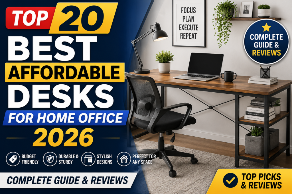 Top 20 Best Affordable Desks for Home Office 2026 (Complete Guide & Reviews)