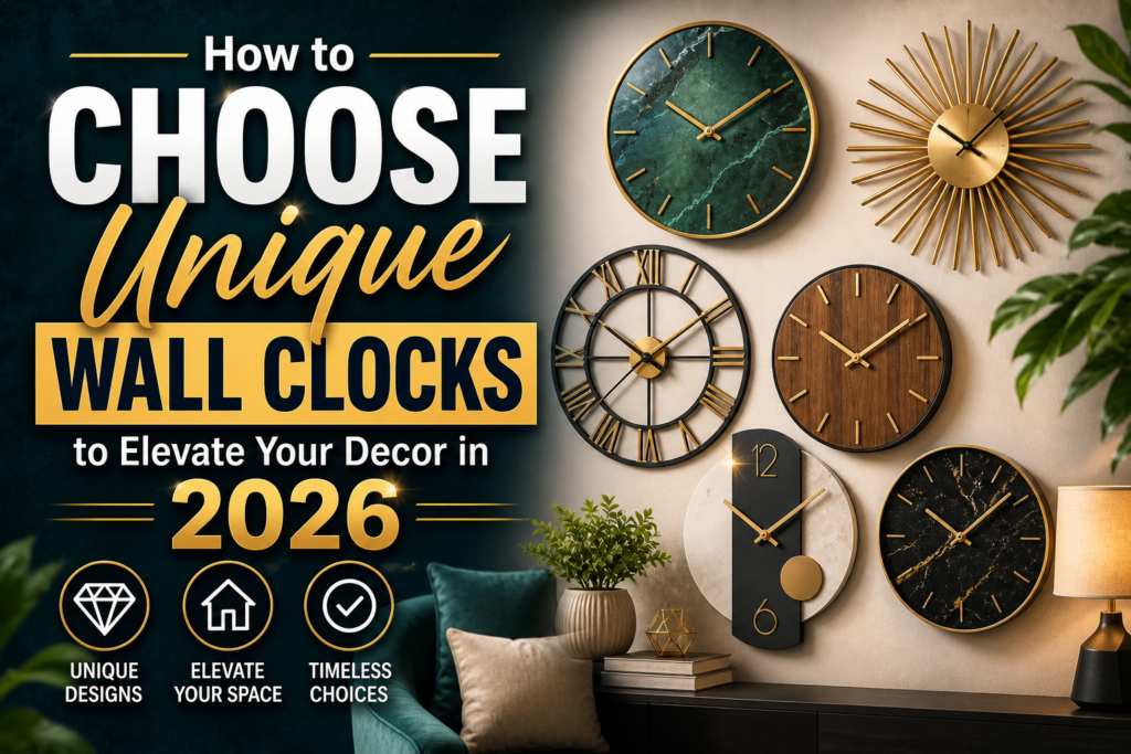 How to Choose Unique Wall Clocks to Elevate Your Decor in 2026 (Experts Tips)