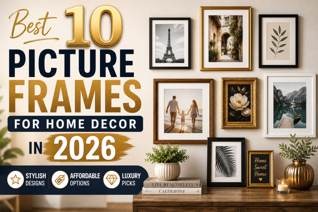 Best 10 Picture Frames for Home Decor in 2026 – Stylish, Affordable & Luxury Picks