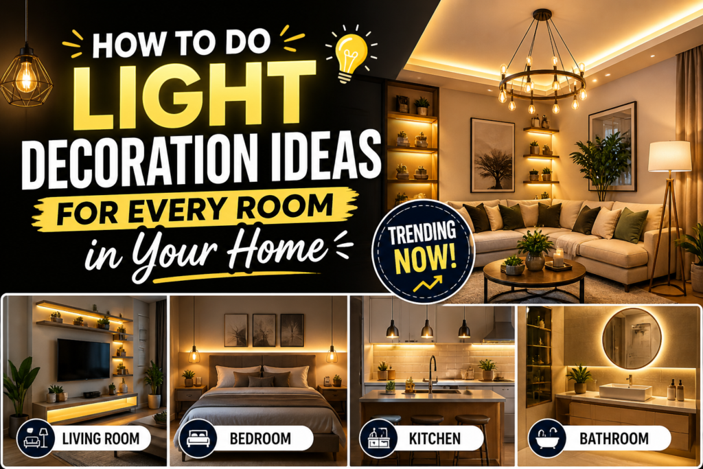 How to Do Light Decoration Ideas For Every Room in Your Home (Trending Now: Style & Decor Essentials)