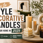 How to Style Decorative Candles for your home in 2026 (Modern, Stylish & Budget-Friendly Trends)