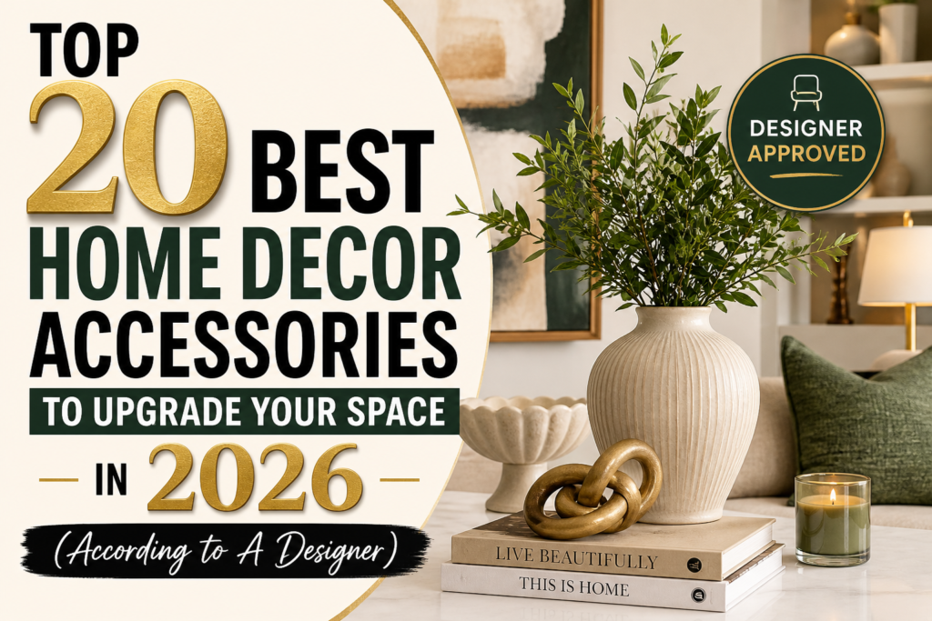 Top 20 Best Home Decor Accessories to Upgrade Your Space in 2026 (According to A Designer)