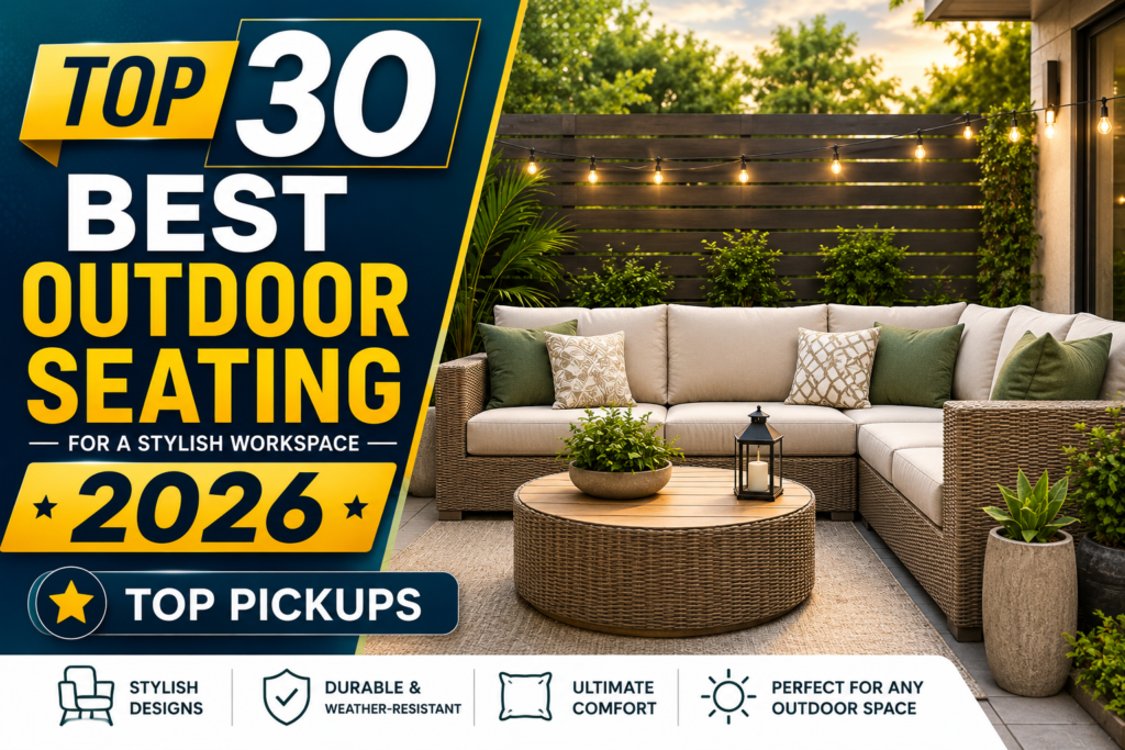 Top 30 Best Outdoor Seating for a Stylish Workspace 2026, Top Pickups