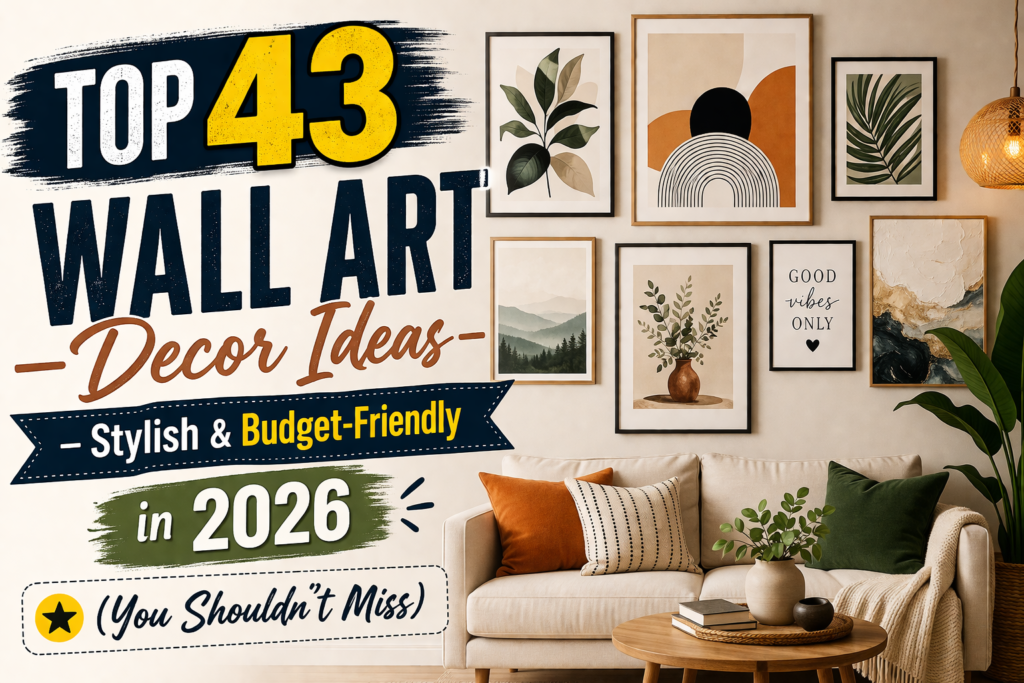 Top 43 Wall Art Decor Ideas –Stylish & Budget-Friendly More Buying Choices in 2026 (You Shouldn’t Miss)