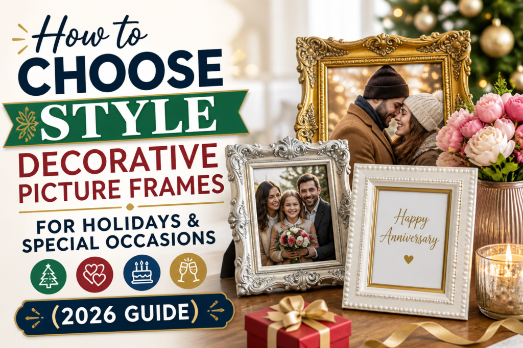 How to Choose Style Decorative Picture Frames for Holidays & Special Occasions (2026 Guide)