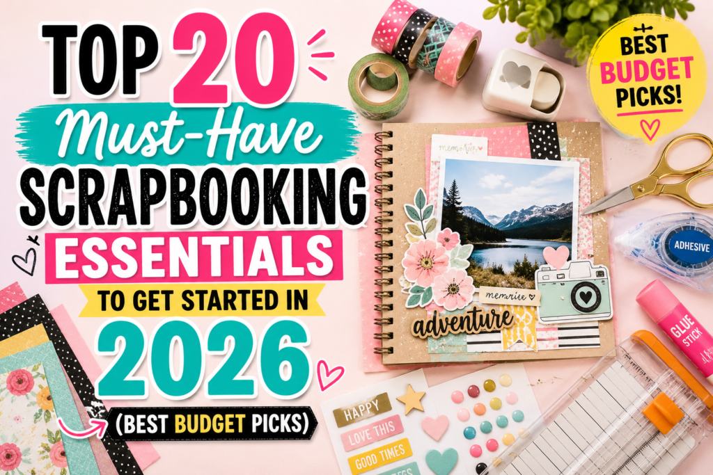 Top 20 Must-Have Scrapbooking Essentials to Get Started in 2026 (Best Budget Picks)