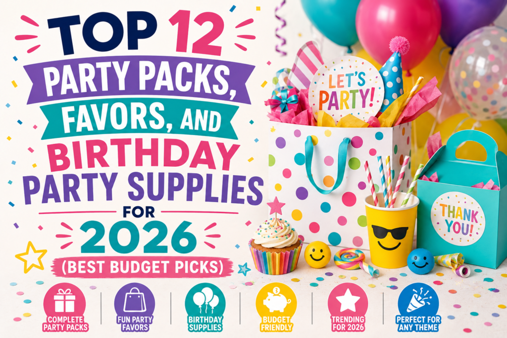 Top 12 Party Packs, Favors, and Birthday Party Supplies for 2026 (Best Budget Picks)