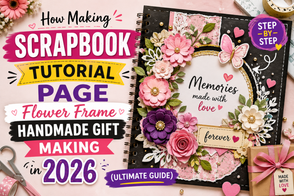 How Making Scrapbook Tutorial Page Flower Frame Handmade Gift Making in 2026 (Ultimate Guide)