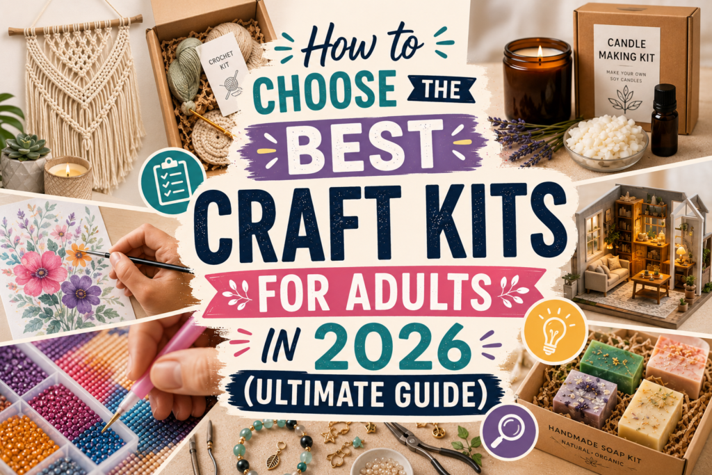 How to Choose the Best Craft Kits for Adults in 2026 (Ultimate Guide)