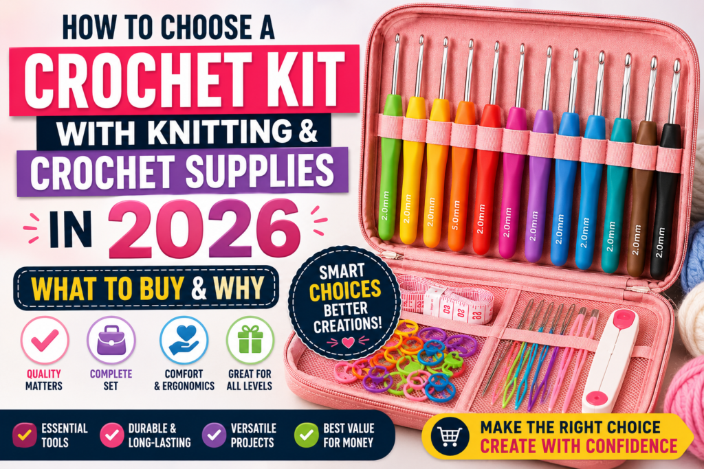 How to Choose a Crochet Kit with Knitting & Crochet Supplies in 2026 (What to Buy & Why)
