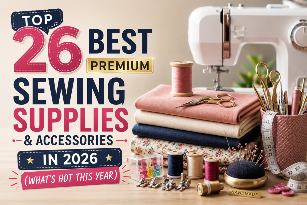 Sewing has evolved significantly in recent years, and in 2026, choosing premium sewing supplies and accessories is more important than ever for achieving professional-quality results. Whether you're a hobbyist, fashion designer, quilter, or small business owner, investing in high-quality tools can improve accuracy, durability, and overall sewing efficiency. From advanced cutting tools and precision needles to ergonomic accessories and smart sewing gadgets, the right supplies can make every project smoother and more enjoyable.