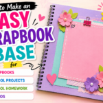 How to Make an Easy Scrapbook Base for Scrapbooks, School Projects, School Homework, and Photos in 2026