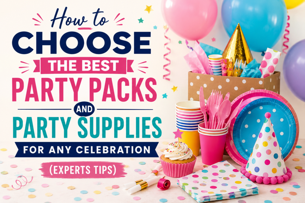 How to Choose the Best Party Packs and Party Supplies for Any Celebration (Experts Tips)