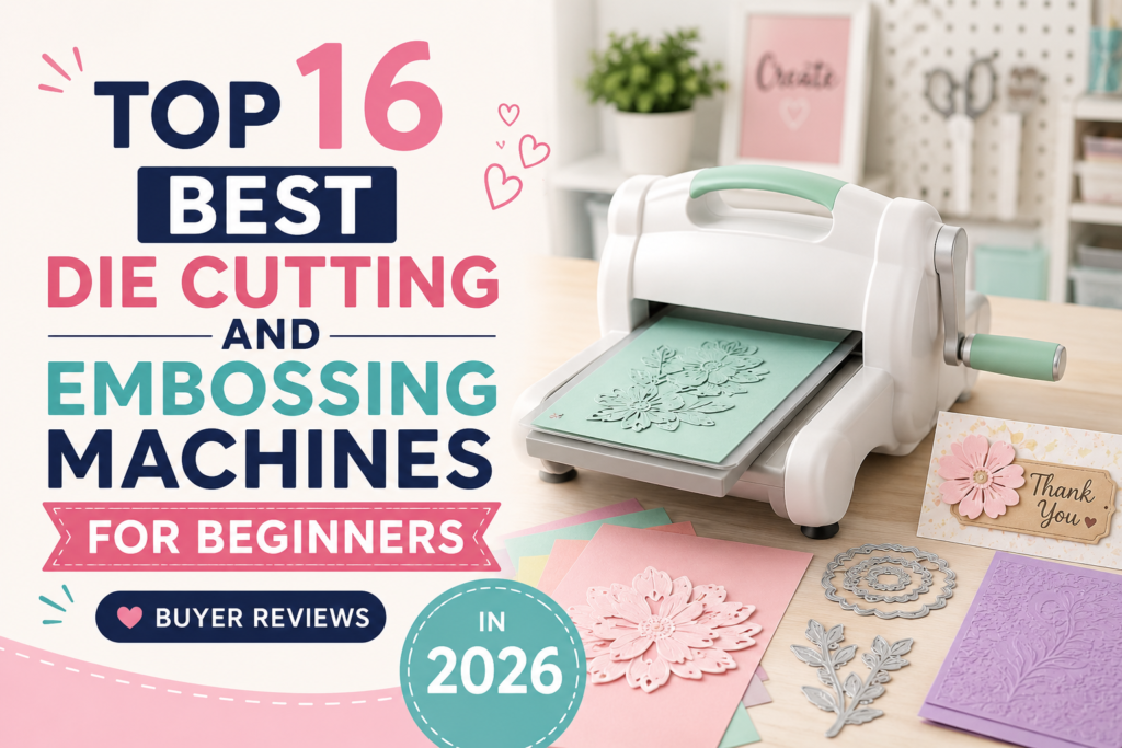 Top 16 Best Die Cutting and Embossing Machines for Beginners in 2026 (Buyer Reviews)