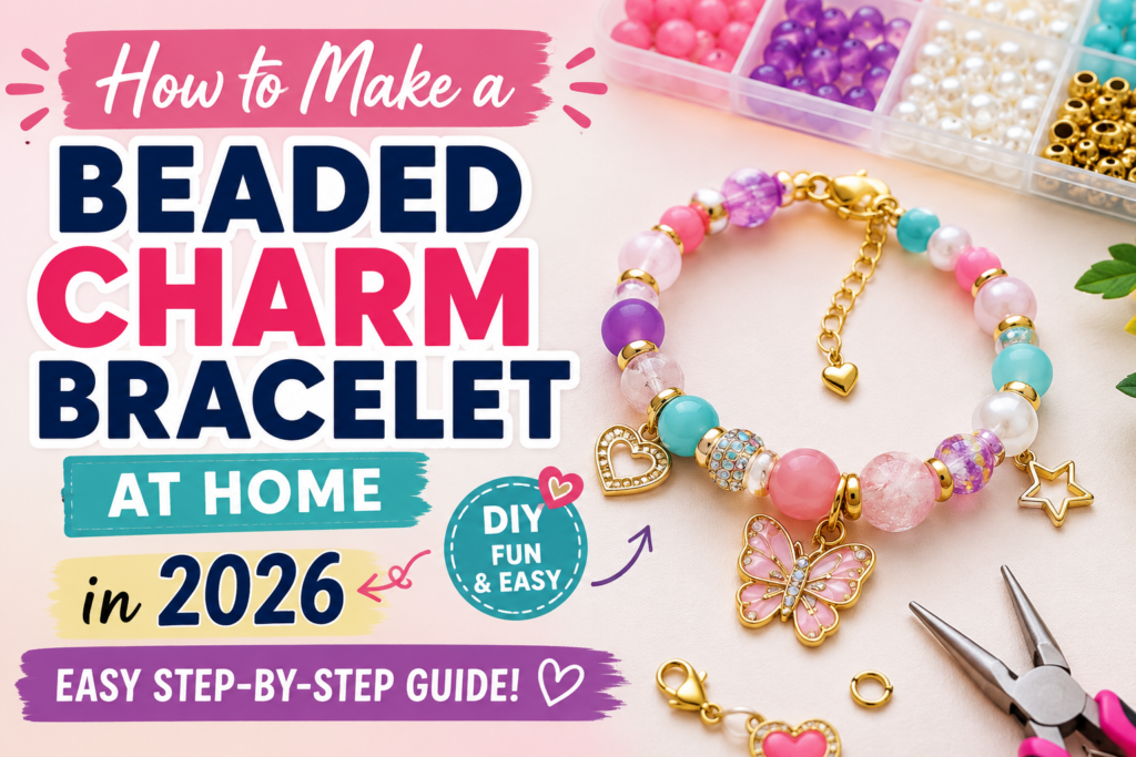 How to Make a Beaded Charm Bracelet at Home in 2026: Easy Step-by-Step Guide