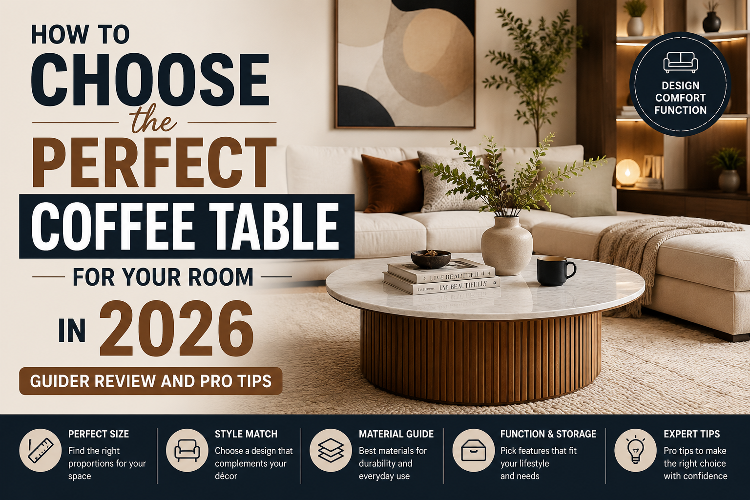 How to Choose the Perfect Coffee Table for Your Room in 2026 (Guider Review and Pro Tips)
