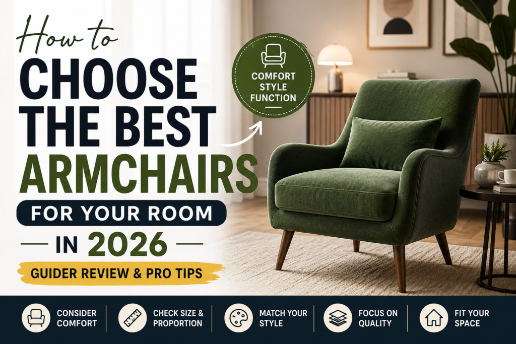 How to Choose the Best Armchairs for Your Room in 2026 (Guider Review and Pro Tips)