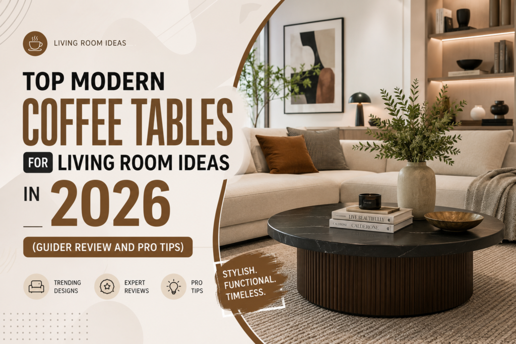 Top Modern Coffee Tables for Living Room Ideas in 2026 (Guider Review and Pro Tips)