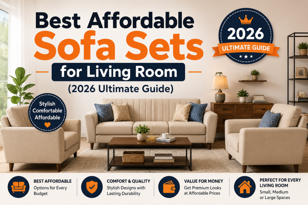 Best Affordable Sofa Sets for Living Room (2026 Ultimate Guide)