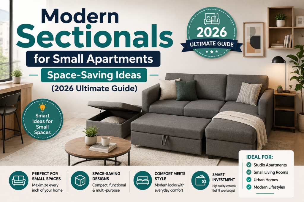 Modern Sectionals for Small Apartments Space-Saving Ideas (2026 Ultimate Guide)